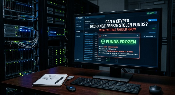 Can a Crypto Exchange Freeze Stolen Funds? What Victims Should Know