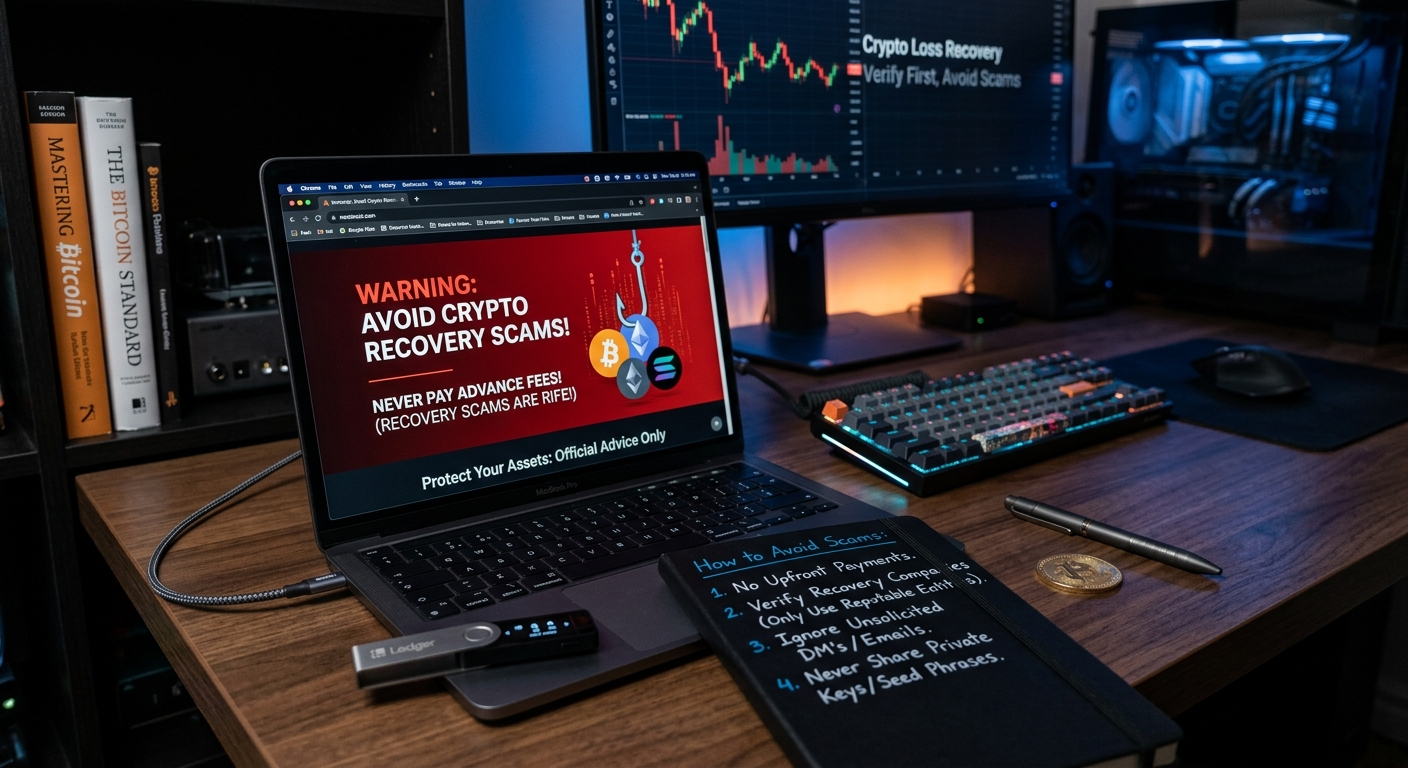 How to Avoid Crypto Recovery Scams After Losing Cryptocurrency