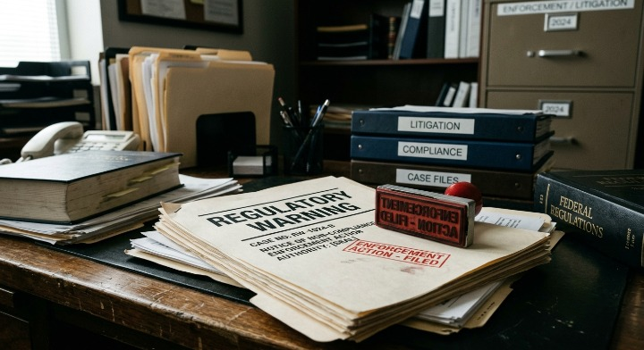 Regulatory Warnings, Litigation, and Enforcement