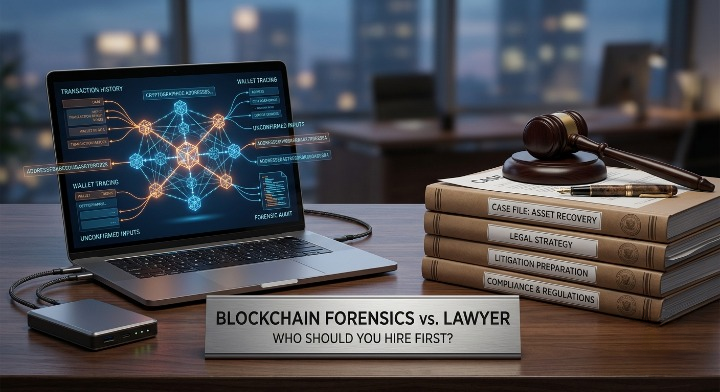 Blockchain Forensics Firm vs. a Lawyer Who Should You Hire First