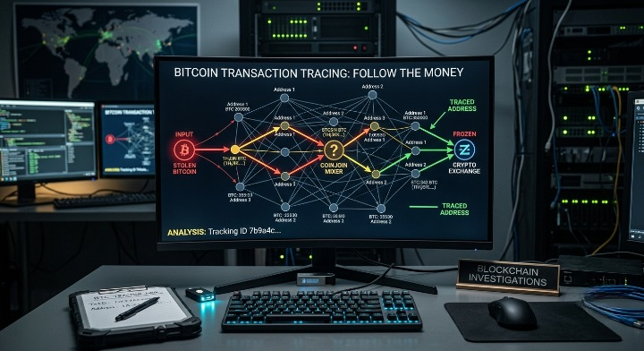 Can You Trace Stolen Bitcoin? How Bitcoin Transaction Tracing Works