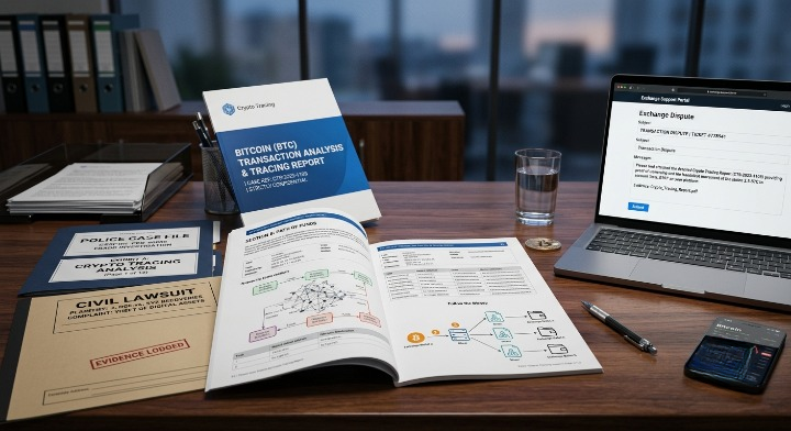 How to Use a Crypto Tracing Report in a Police Report, Civil Lawsuit, or Exchange Dispute
