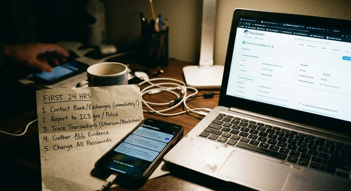 What to Do After Being Scammed on Crypto: First 24-Hour Checklist